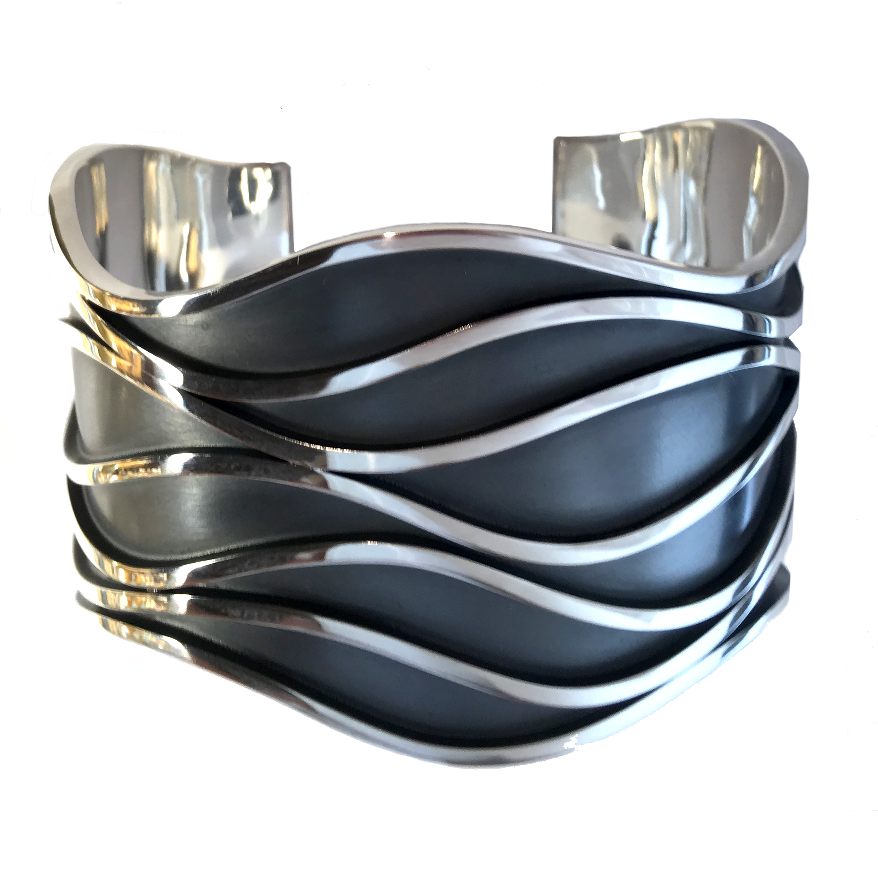 7 Wave Bracelet in Sterling Silver